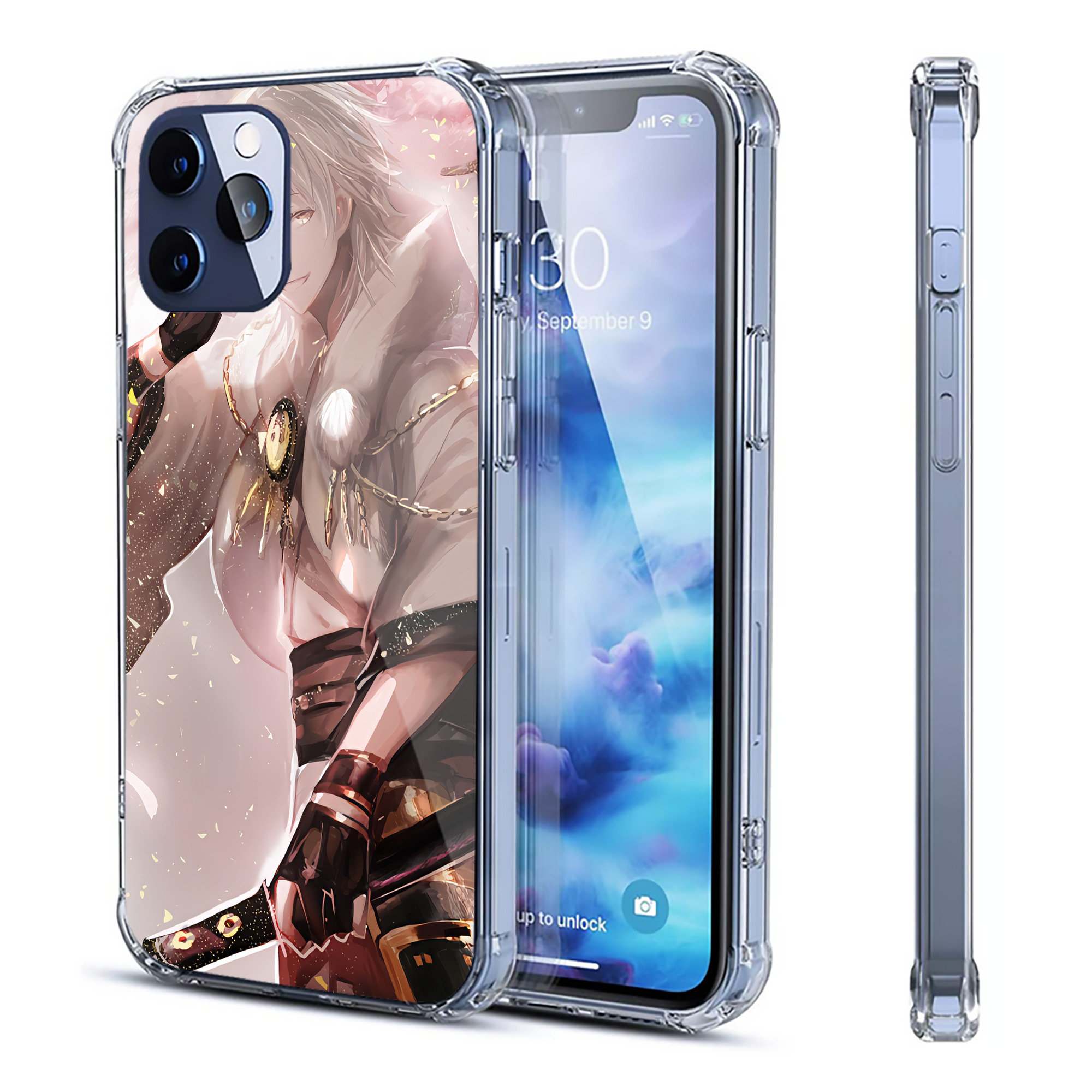（画像用） 刀剣乱舞 Touken Ranbu 【iPhone 12シリーズ対応】透明スマホケース（クリアソフトケース）